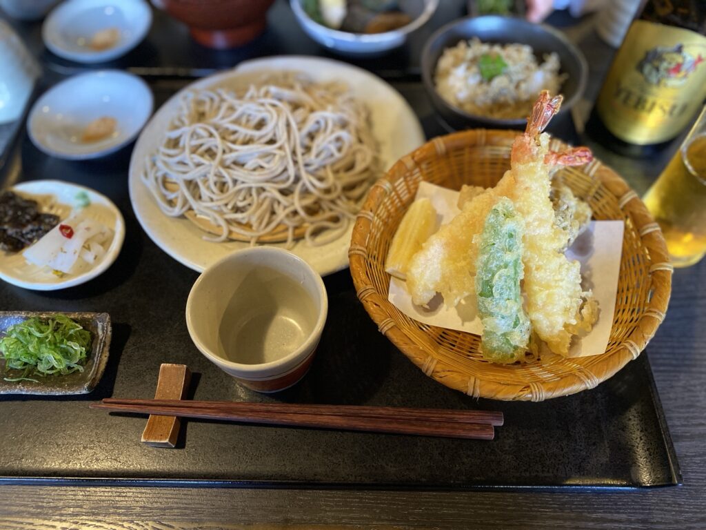 京都観光 昼ご飯 よしむら清水庵 お蕎麦セット