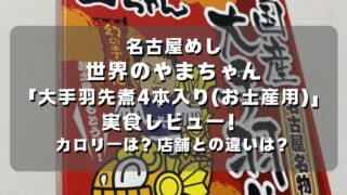 マコブロのサムネ (【名古屋めし】世界のやまちゃん大手羽先煮4本入り(お土産用)を実食レビュー！カロリーは？店舗との違いは？)