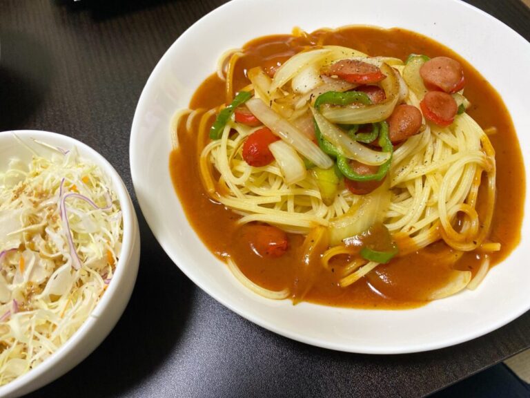 コーミ あんかけパスタ 完成(自宅で調理)実食