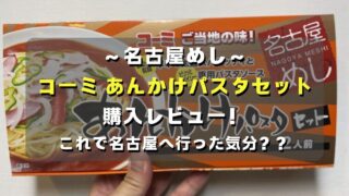 マコブロのサムネ (【名古屋めし】コーミ あんかけパスタセットを購入レビュー！これで名古屋に行った気分！？)