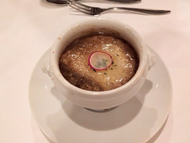 神戸クルーズディナーコンチェルトに乗ってきた！記念日おすすめの大人デート！コースメニュー 旬野菜と月のスープ