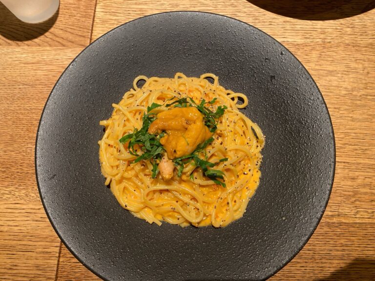 鎌倉パスタ ウニクリームパスタ 実食レビュー